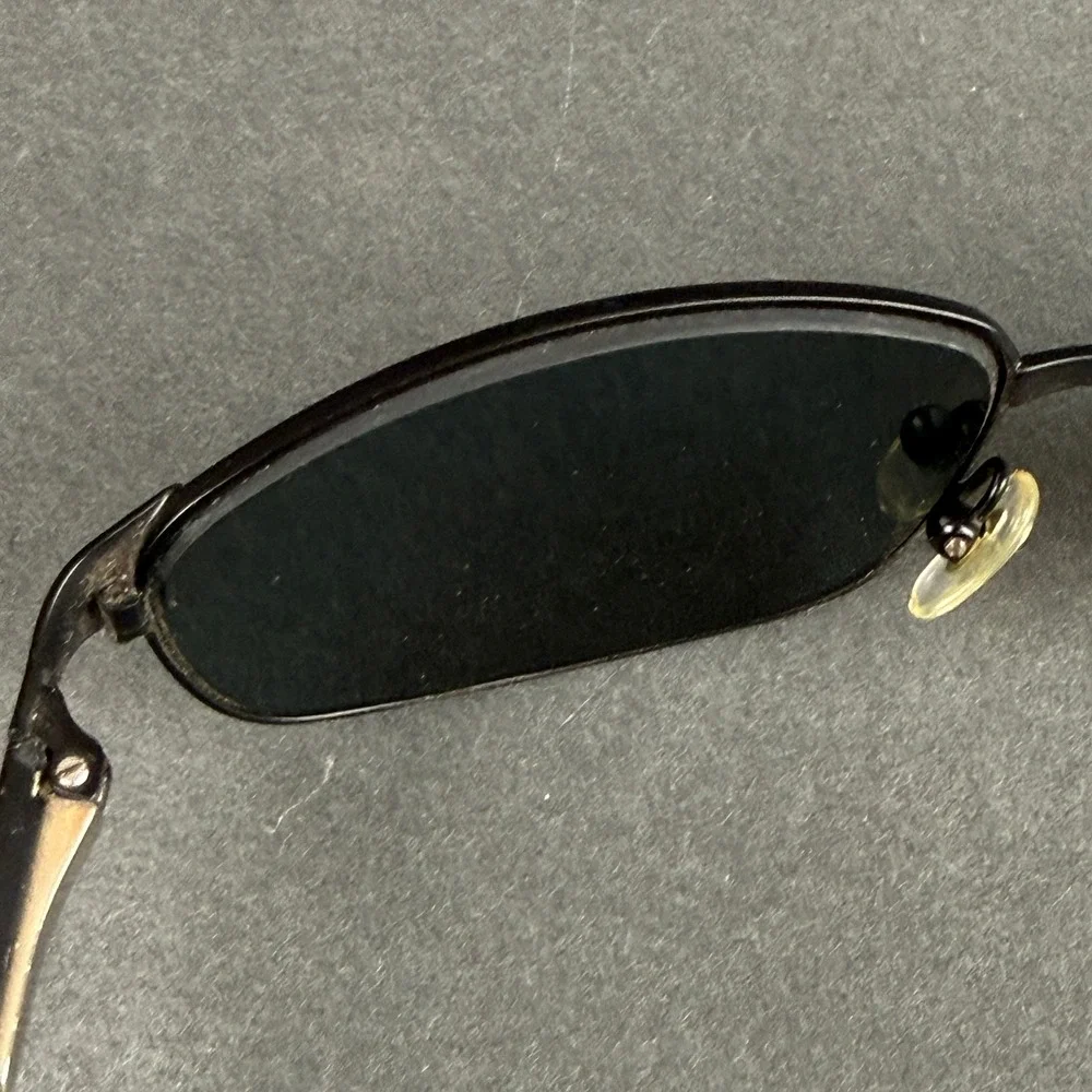 Ray-Ban RB 3247 006 Sunglasses Black Metal Rectangular Made in Italy